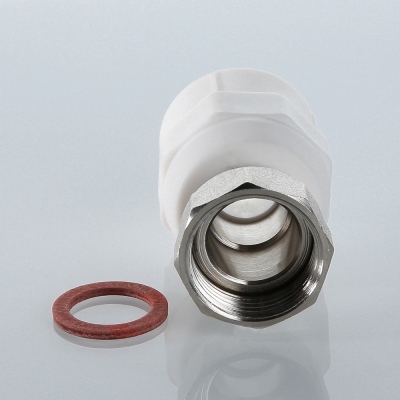 VTp.708.0.02505 Фитинг полипропиленовый с накидной гайкой Valtec 25 мм х 3/4"  - Вид №2