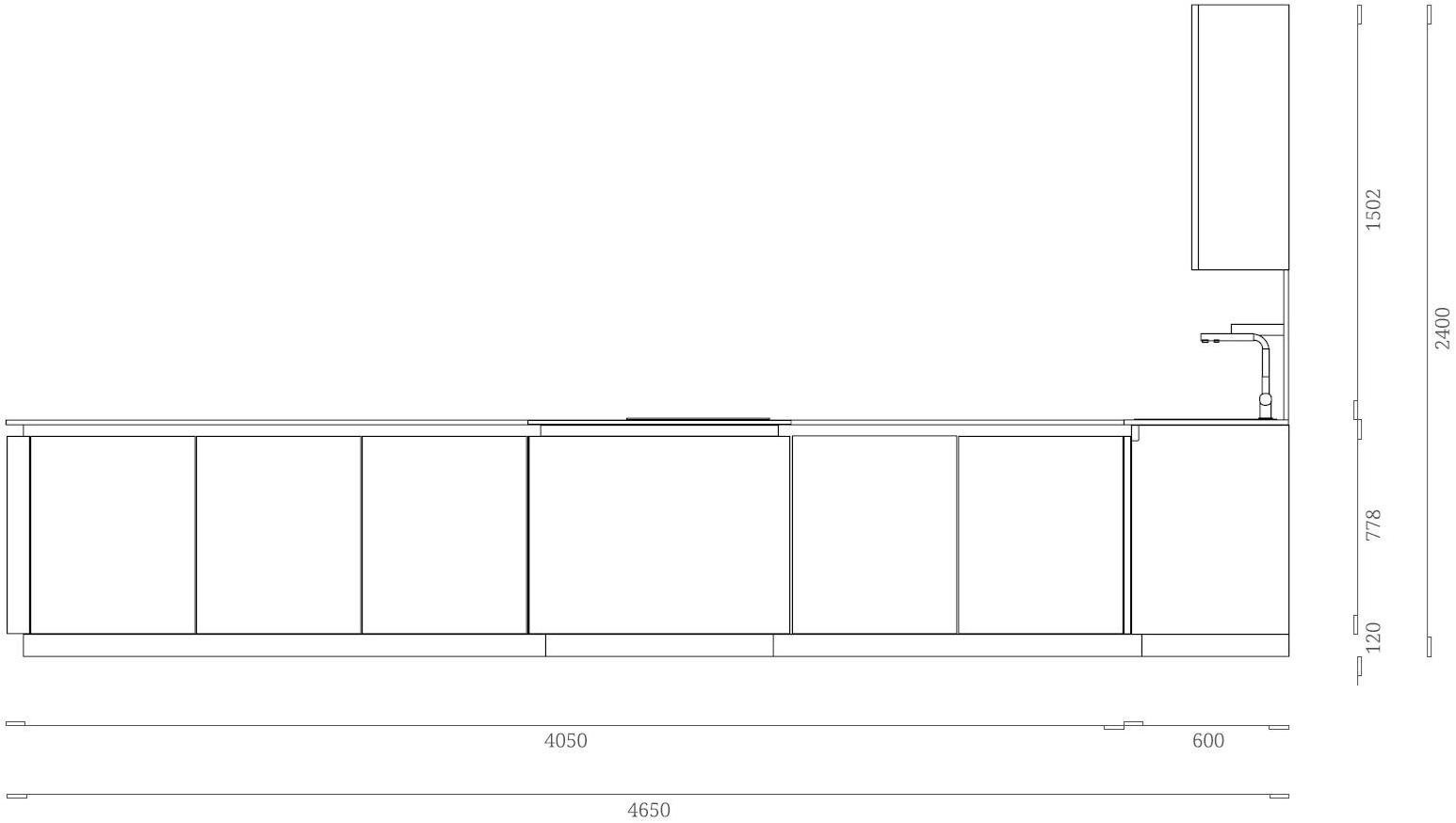 Febal Casa Лакированная кухня с полуостровом sun-id-1394985 - Вид №8