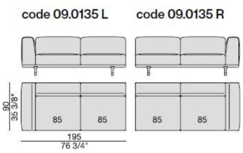 Porada Модульный тканевый диван с вещевым ящиком Eighteen sun-id-1365862 - Вид №23