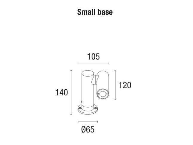 Экструдированный алюминиевый светодиодный регулируемый наружный прожектор PAN GEMINI ARCH-00033336 - Вид №4