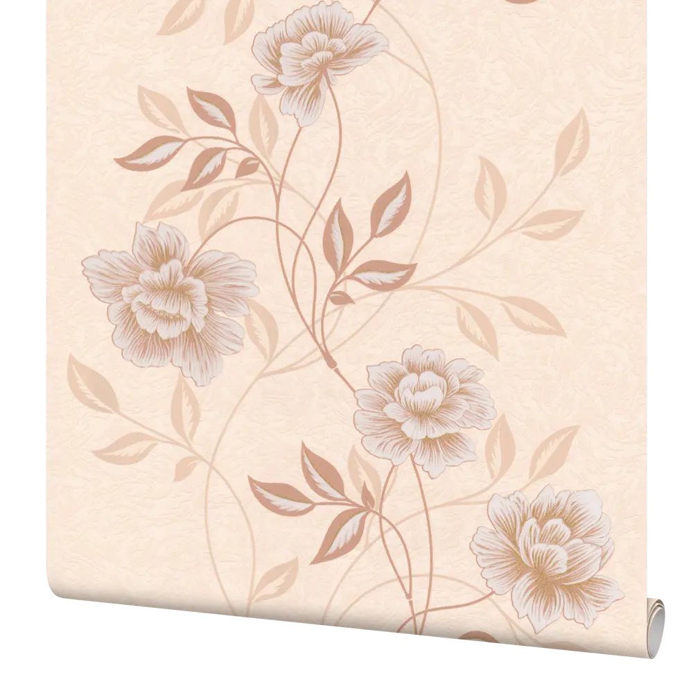 Обои виниловые Home Color Jardin бежевые 0.53 м 136-22 13433913 STLM-2005876