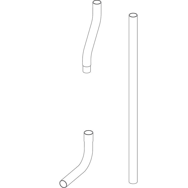 Водосливная труба комплект DN35 ALCAPLAST A950 - Вид №2