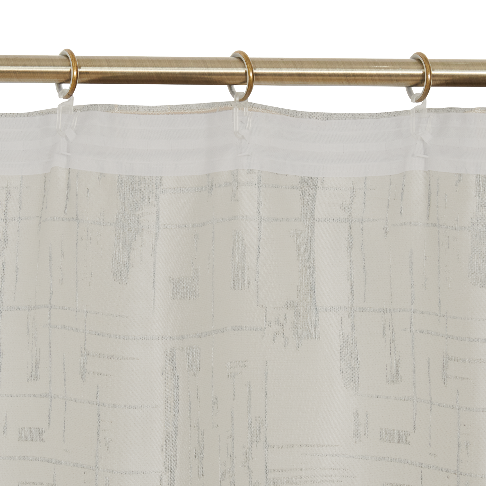 Штора Santreyd Мартин с лентой 200×260 см бежевая 84532503 STLM-0051353 - Вид №3