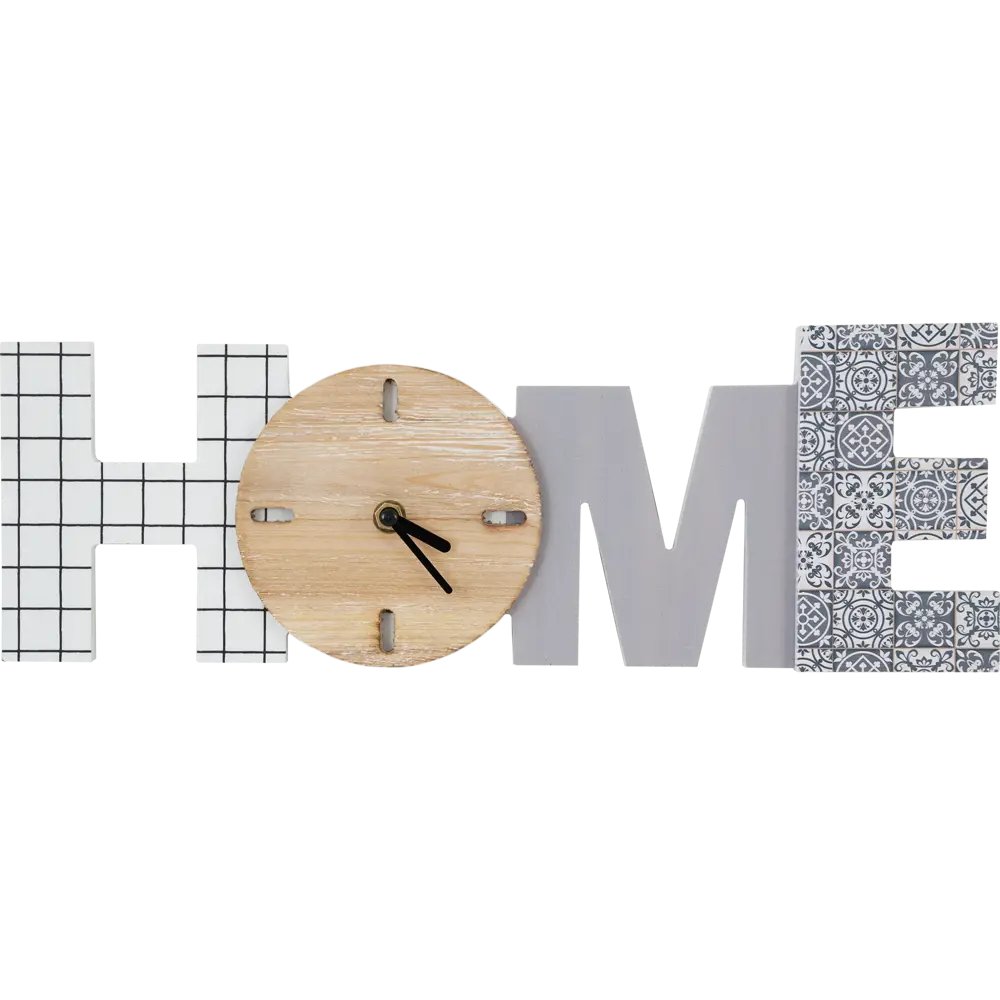 Настенные часы Atmosphera Home 39x14 см цвет бежевый Smile STLM-2196200