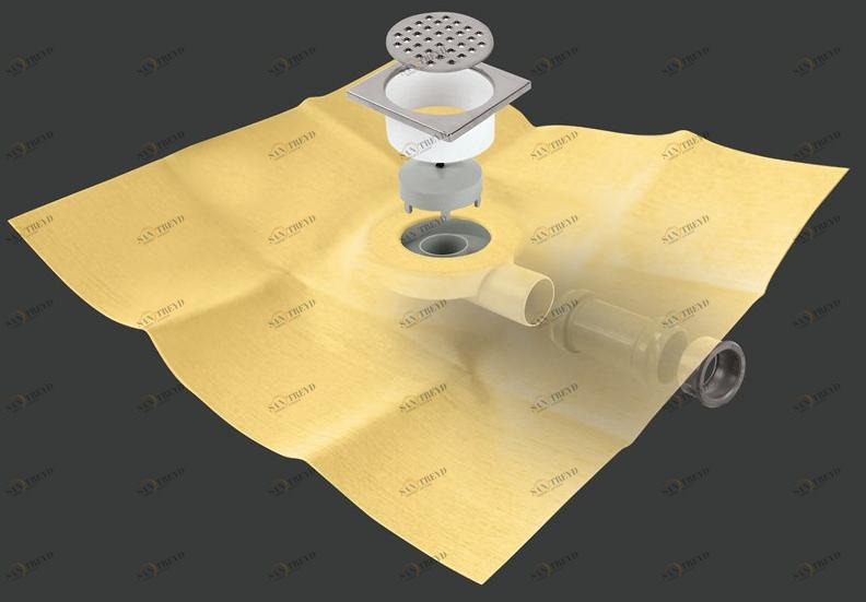 Revestech Трап для душа из металла Dry sun-id-1353476