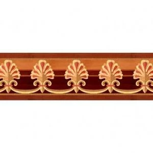 Художественный паркет Da Vinci Паркетный Бордюр 26-196 Орех Европейский (Грецкий) Селект (Гладкая) 1000х200 мм.
