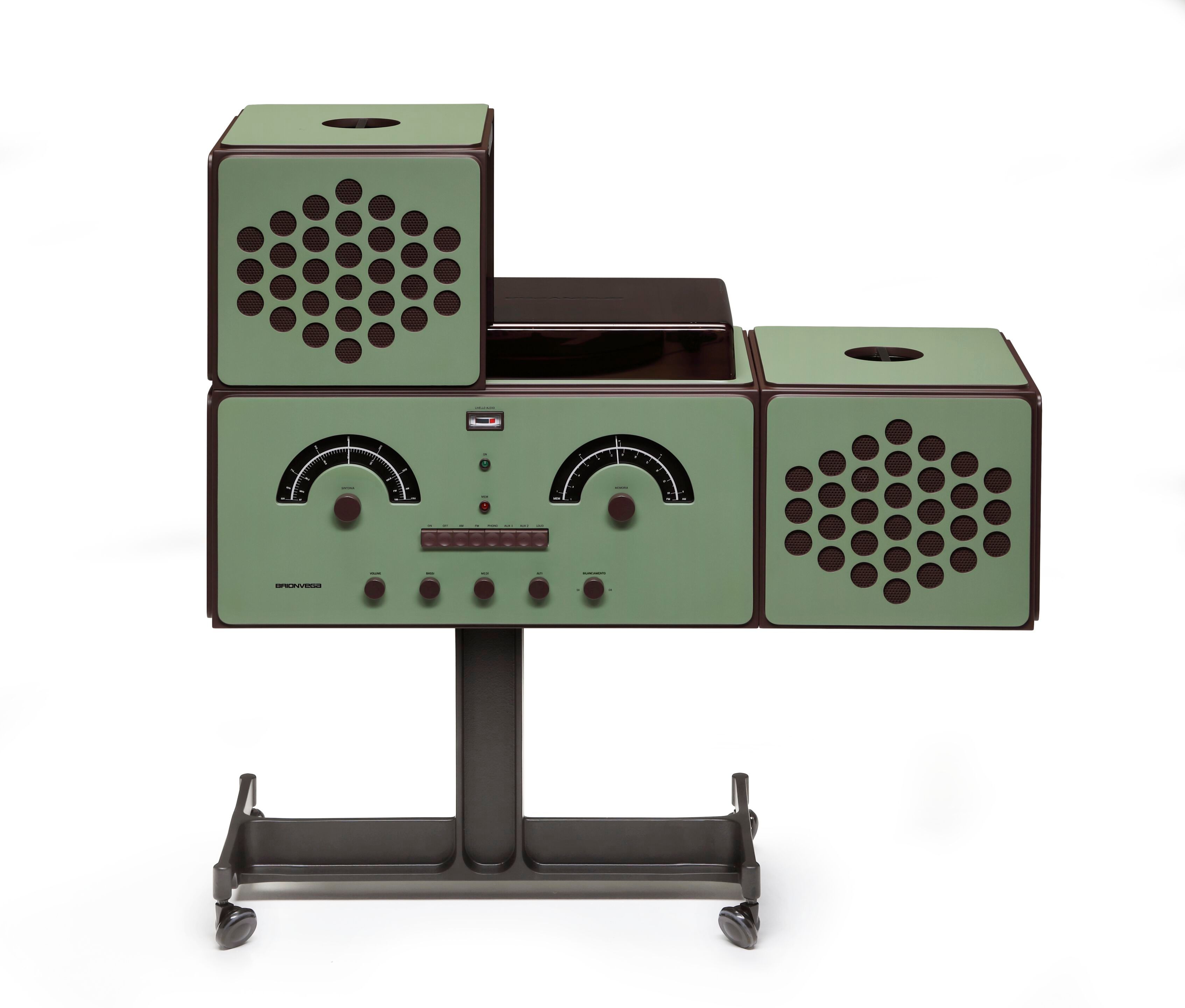 AM/FM-радио и проигрыватель с усилителем Brionvega RADIOFONOGRAFO RR226 - 60TH ANNIVERSARY ARCH-00057249 - Вид №4