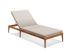 Шезлонг с откидной спинкой