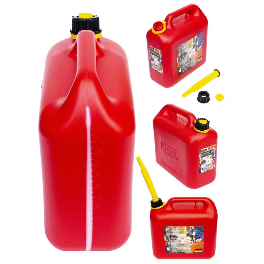 Канистра Rexxon для топлива 10 л, со шкалой и лейкой внутри STLM-2196084 - Вид №2