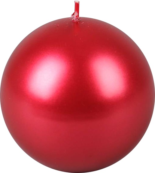 10602866 Luz your senses Свеча-шар Luz your senses 10см (красный) Парафин 