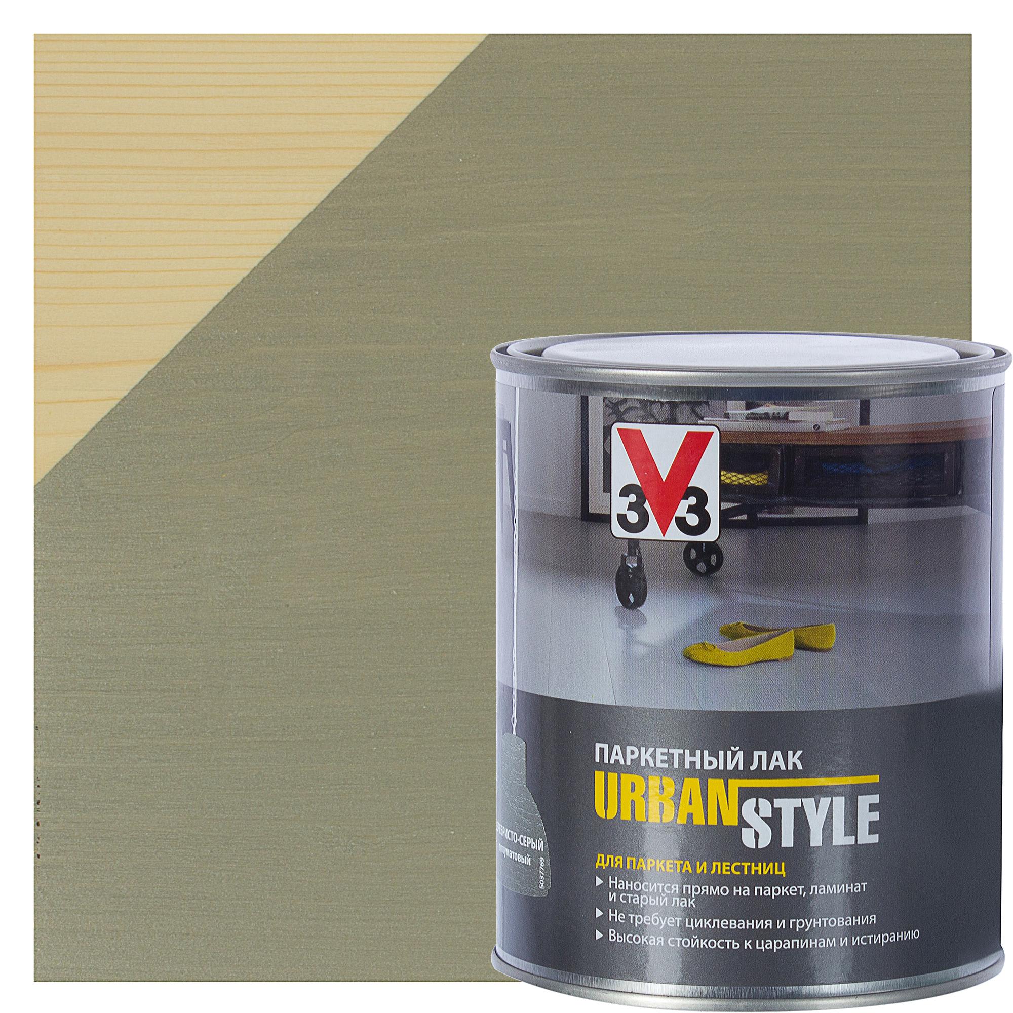 18557464 Лак V33 Urban style цвет серебряный 0.75 л Santreyd 