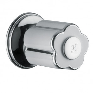 11498 БЕЛЫЙ-12498 ЧЕРНЫЙ Встроенный кран 3/4 дюйма, традиционный механизм. F Bongio Fleur Blanc&Noir