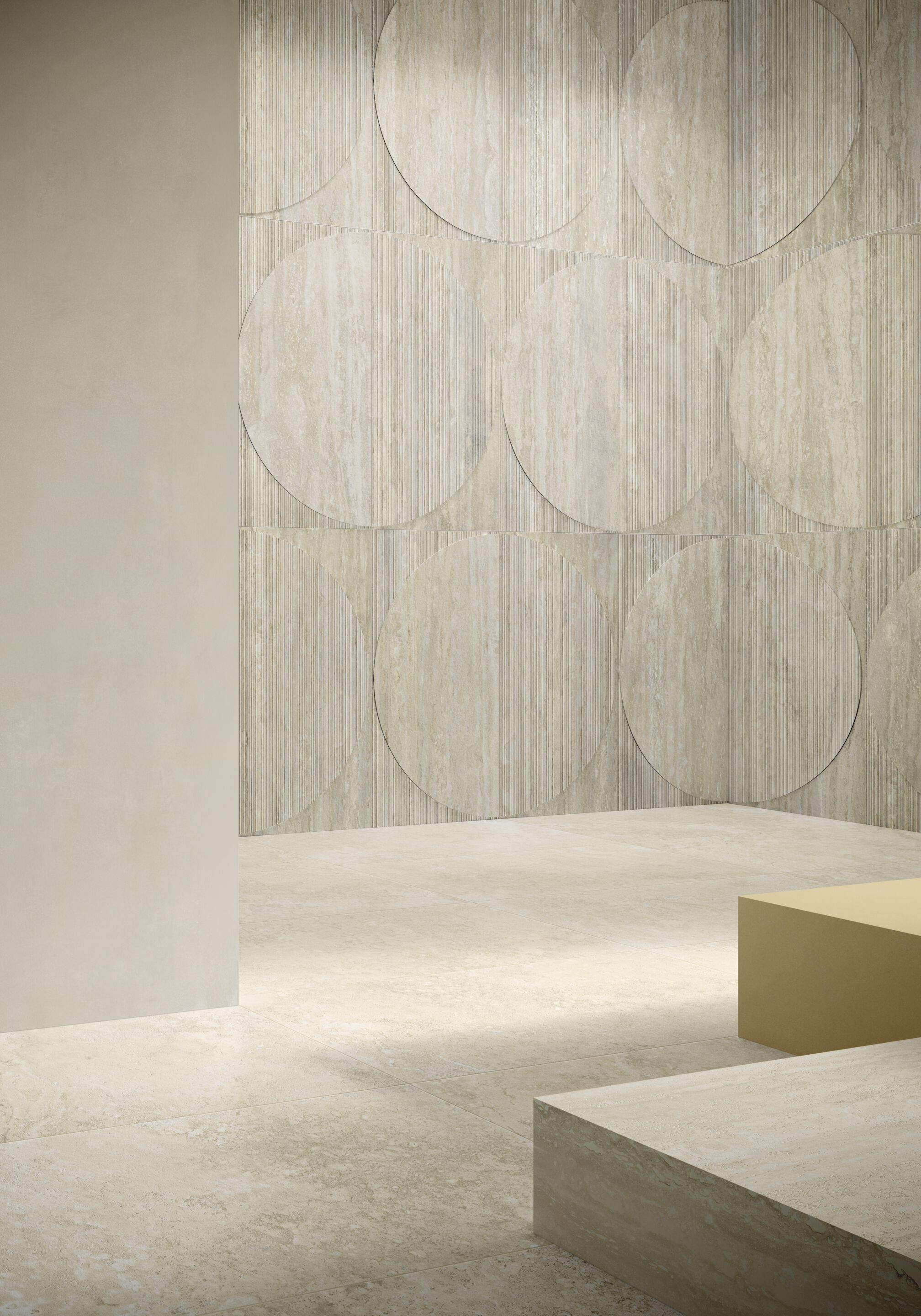 Напольное / керамогранит с эффектом травертина Italgraniti травертины ARCH-00143865 - Вид №2