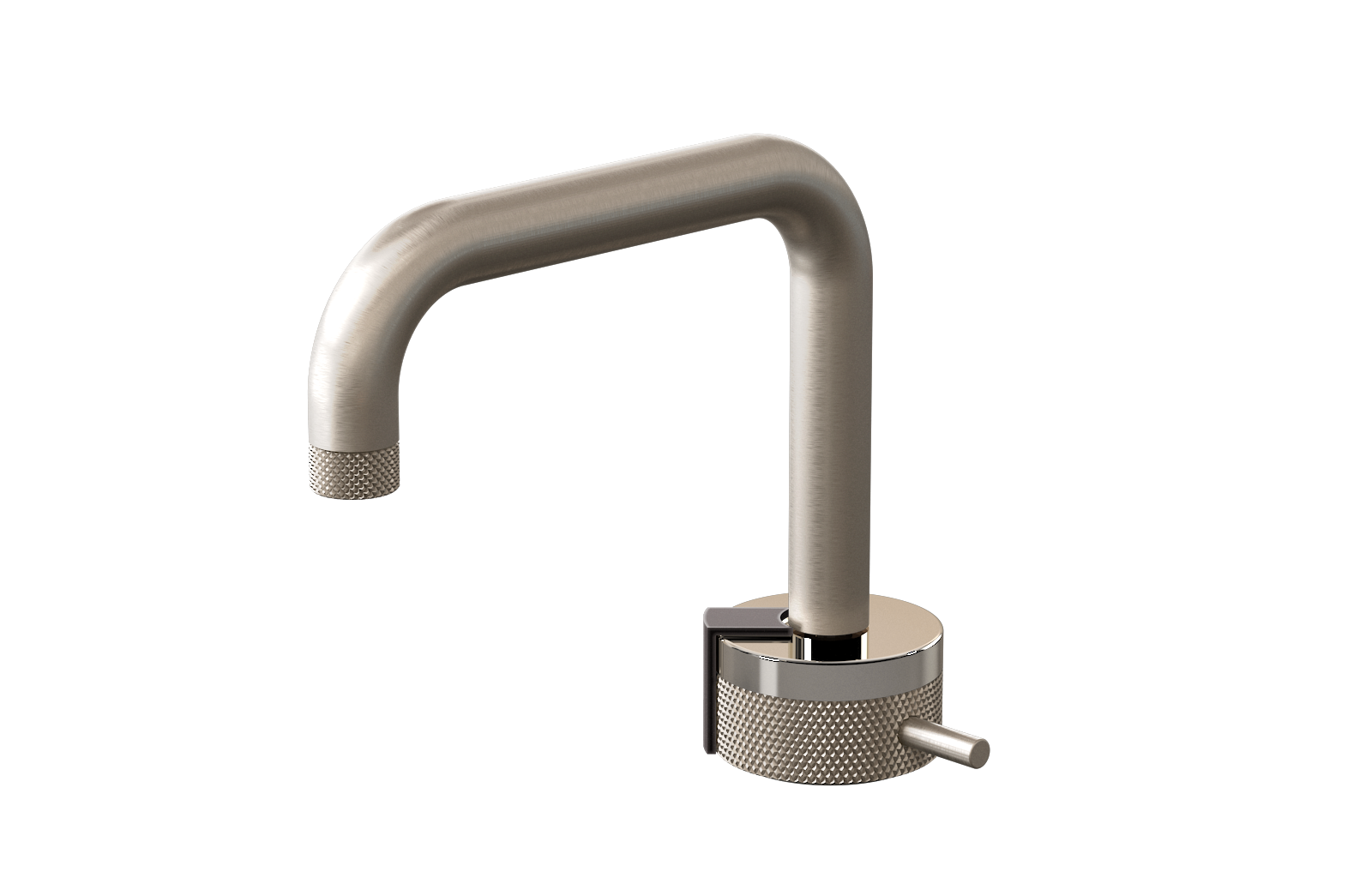 E-11500-R1PN-L2GM-SN Однорычажный прогрессивный смеситель для раковины - излив 15,3см GRAFF MOD+