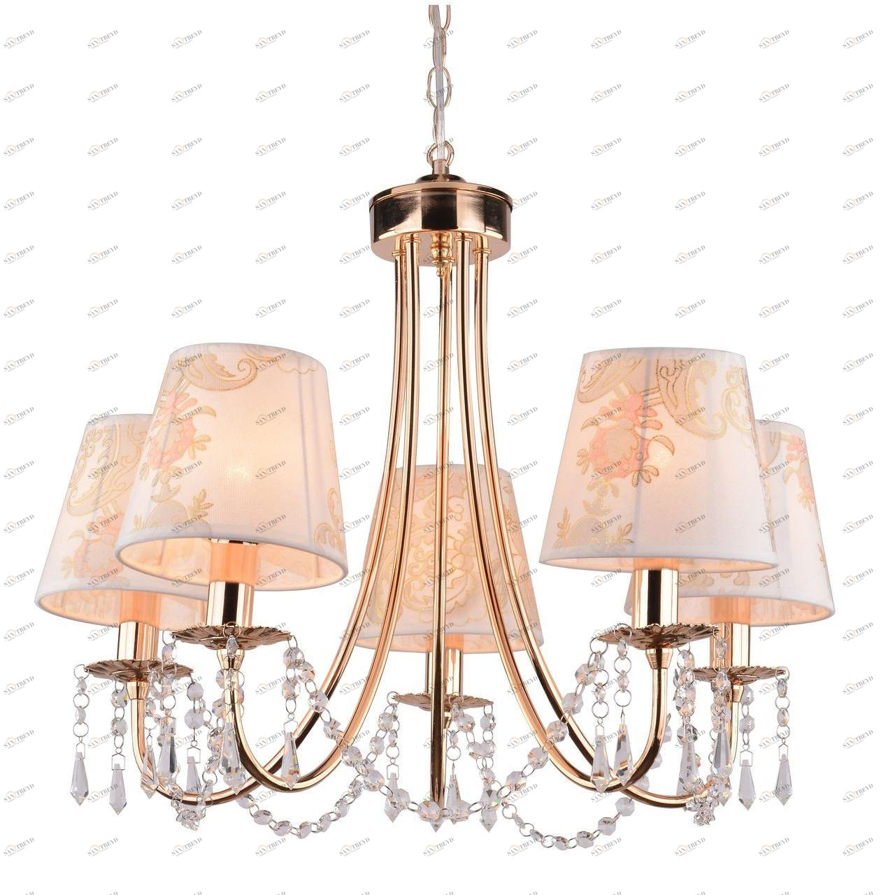 Подвесная люстра Arte Lamp Armonico A5008LM-5GO ARTE LAMP ARMONICO 108393 Белый 