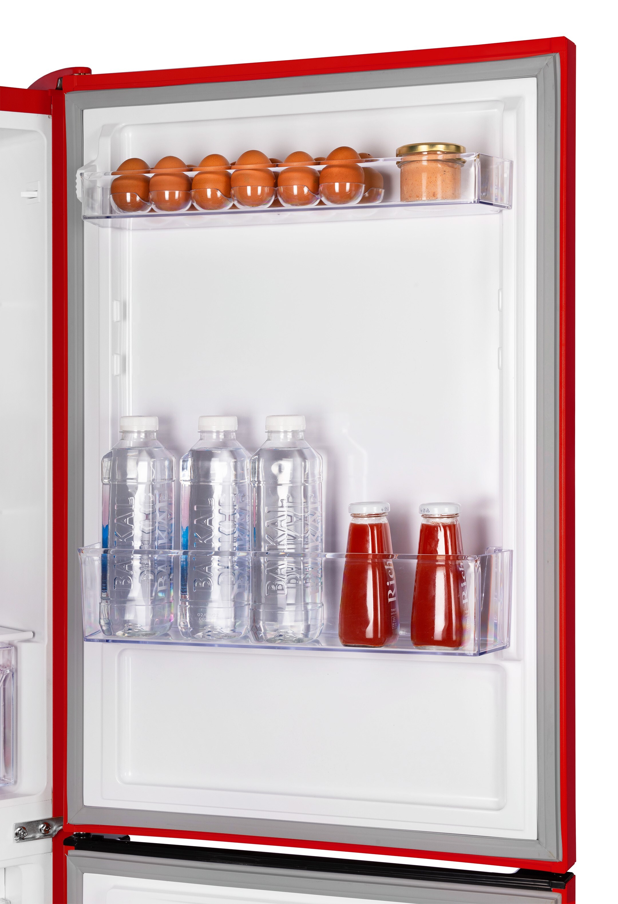 9021278 Холодильник с морозильником   Nordfrost NRB 161NF R красный STDN-0120095 - Вид №5