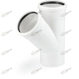 Тройник 45° RAUPIANO PLUS 50/50/45° REHAU 121234