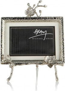 10556808 Michael Aram Рамка для фото на подставке Michael Aram Белая орхидея 13х18см Сталь