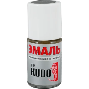 Эмаль автомобильная Kudo с кисточкой цвет мокрый асфальт 15 мл