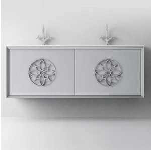 Avila Dos Тумба подвесная с двойной раковиной AVRIAN S1 180 Color M6+M6+M6 SUE LUX Stylish