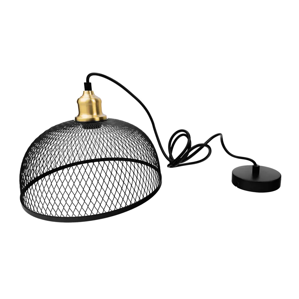 Светильник подвесной PL-575-1 C02 1 лампа 10 м² цвет черный CAMELION STLM-2174295 - Вид №2