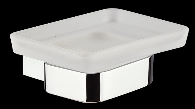 EZ123 Мыльница в ванную, подвесная, из матового стекла bagno&associati ESSENZA Bagno & Associati