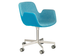 Офисное кресло из ткани с 5 спицами