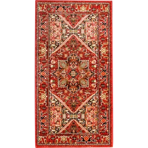 Ковер полипропилен Измир D195B 80x150 см цвет красный