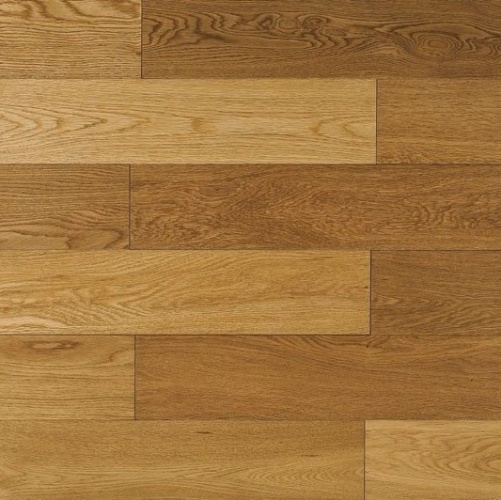 Массивная доска Amber Wood Масло Дуб Натур с брашью (Текстурированная) 300-1800х120 мм 2700300007 - Вид №1