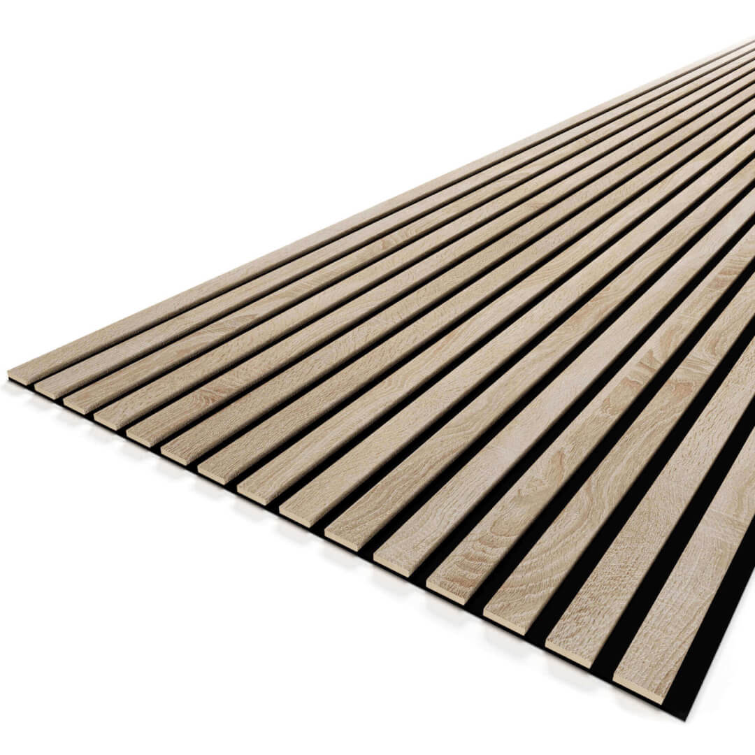 Панель Стеновая Акустическая Stella Comfort Standart Дуб Сонома 2780х600х9 (уп.1шт.) STSR-07