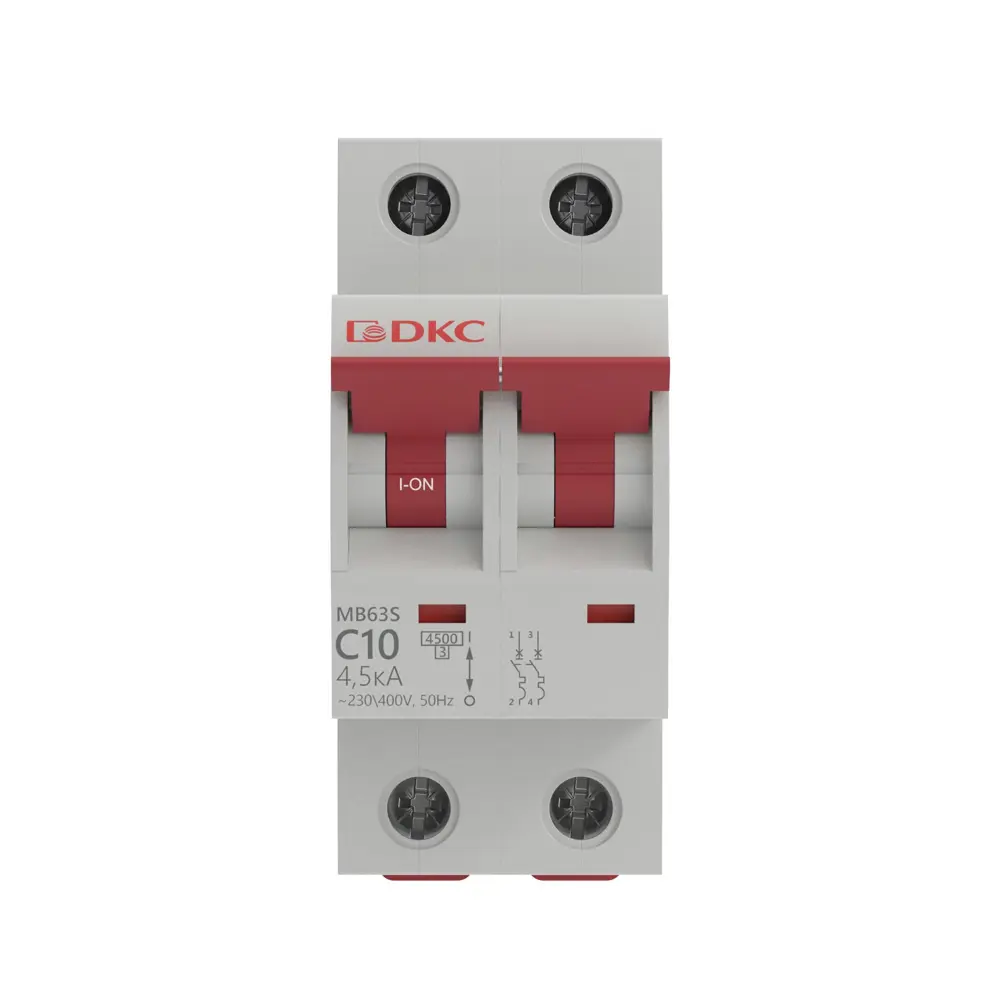 Автоматический выключатель DKC Yon 2P C10 А 4.5 кА STLM-2161810 - Вид №1