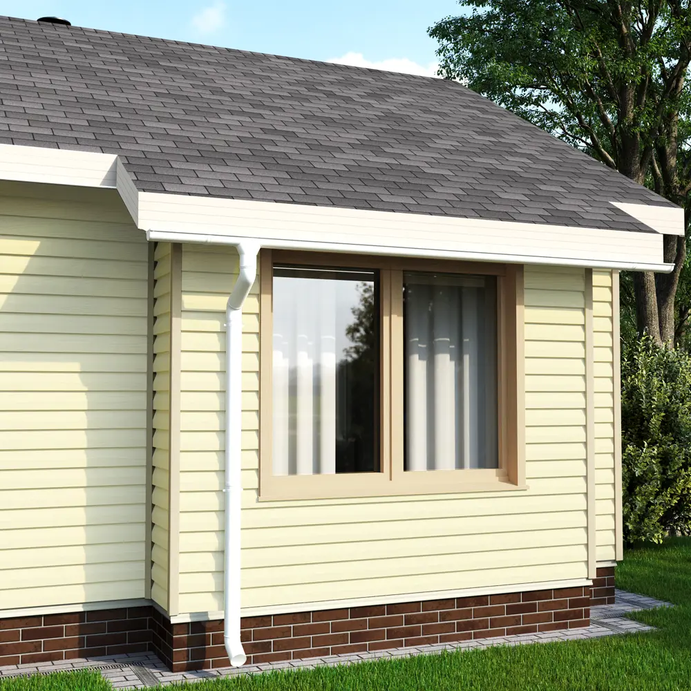 83577512 Сайдинг виниловый Artens Брус 3 м Ваниль 0.615 м² STLM-0041935  - Вид №2