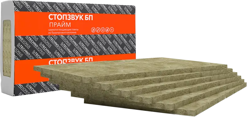 91752142 Минеральная вата Техносонус СтопЗвук БП Прайм 27мм 4.8м² 8шт STLM-1019229