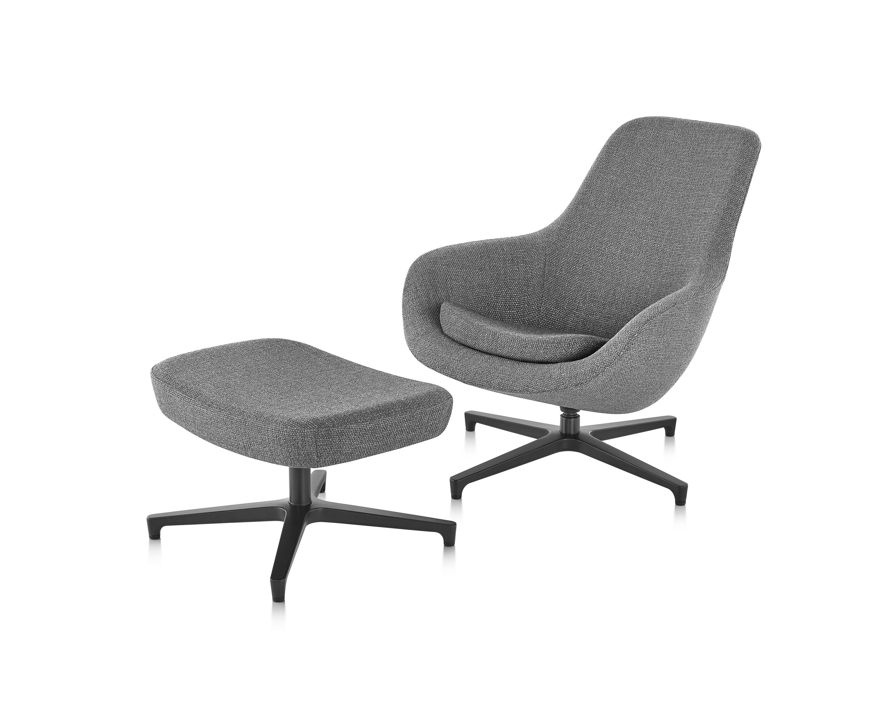 Тканевая спицевая подставка для ног Herman Miller Saiba ARCH-00121094 - Вид №5