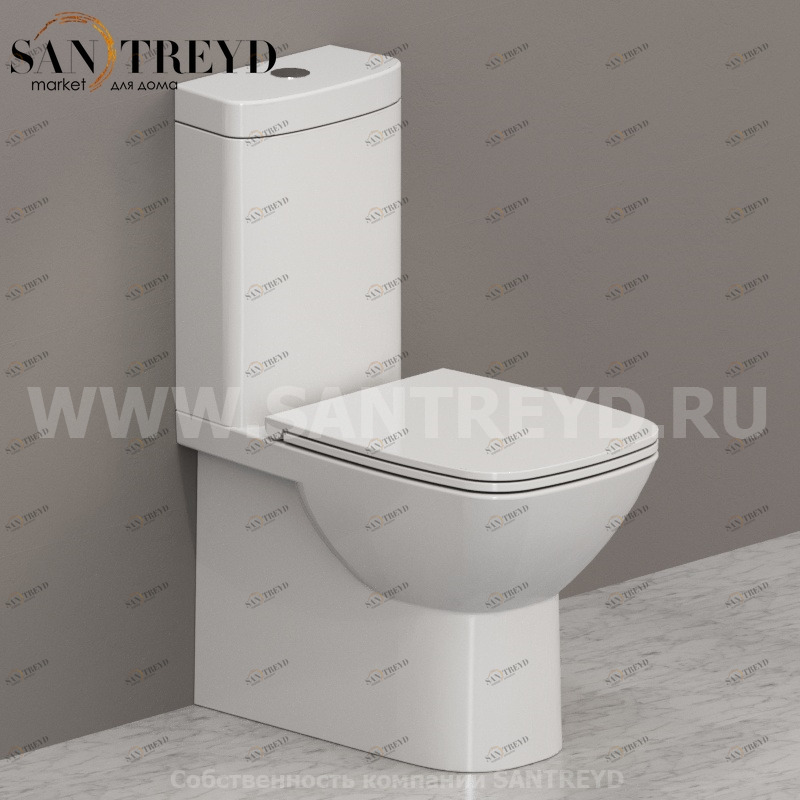 DA003BI Компакт унитаз с бачком Белый Ceramica Globo DAILY Италия