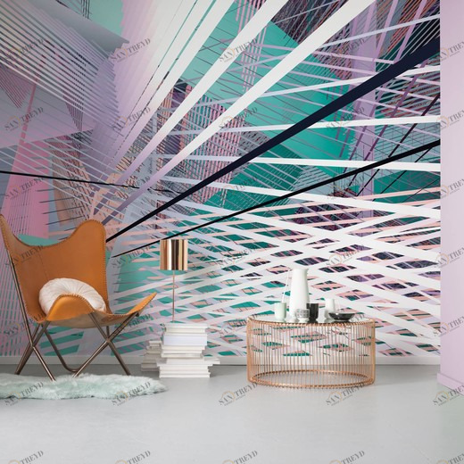 6011B-VD4-Space-Grid-Spring Фотообои Komar Infinity 2.5х4 м 6011BVD4SPACEGRIDSPRING