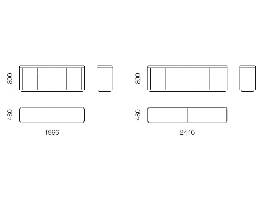 Кожаный офисный шкаф PROF Flow ARCH-00123767 - Вид №35