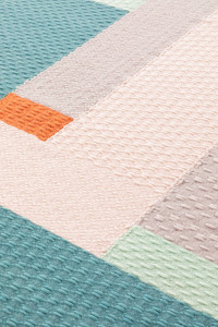 Прямоугольный шерстяной ковер