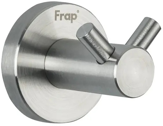 90813873 Крючок для ванной Frap 244438 цвет сатин 2 шт STLM-0986619