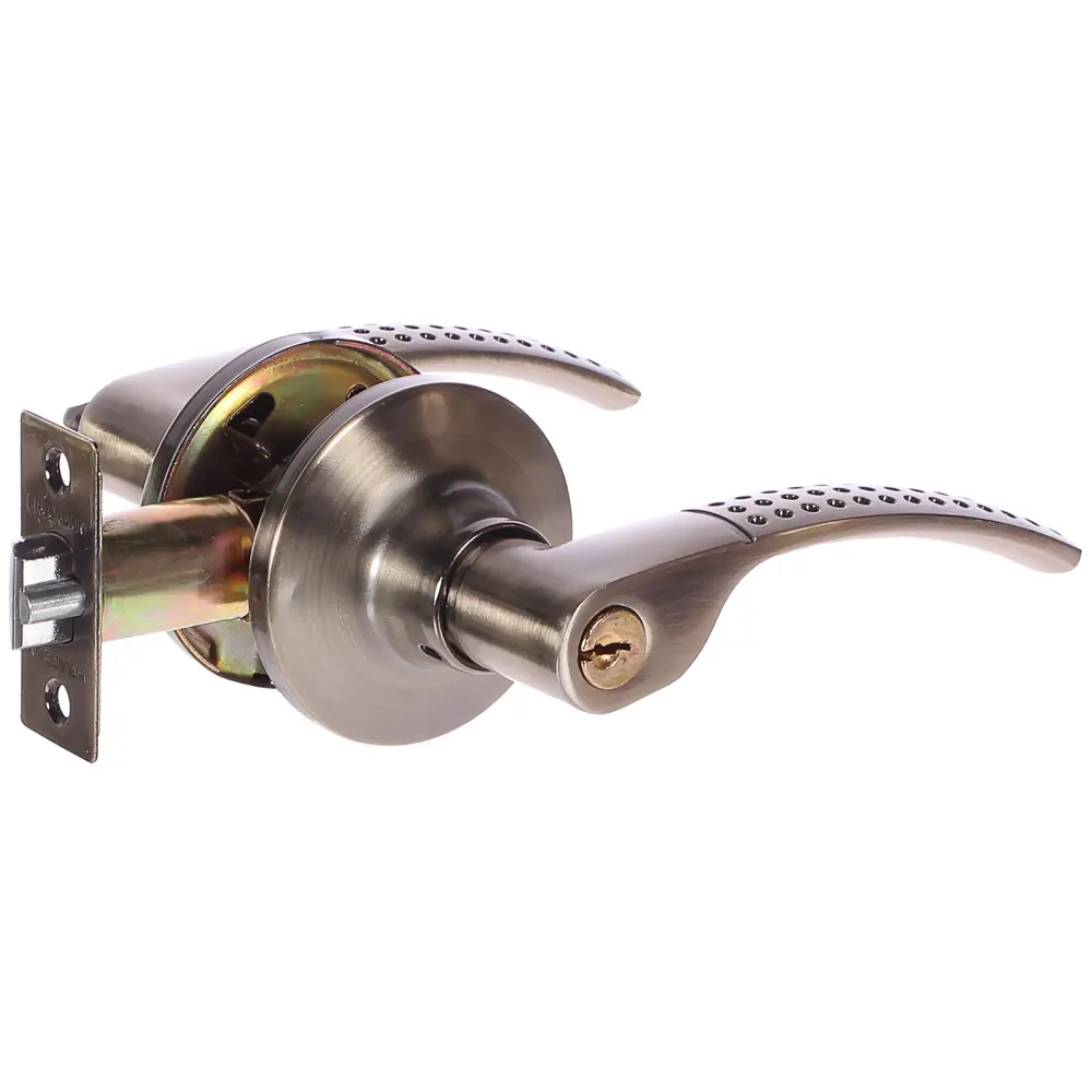 Ручка-защёлка Palladium 3903 AB ET, с ключом и фиксатором, ЦАМ, цвет античная бронза STLM-2094093