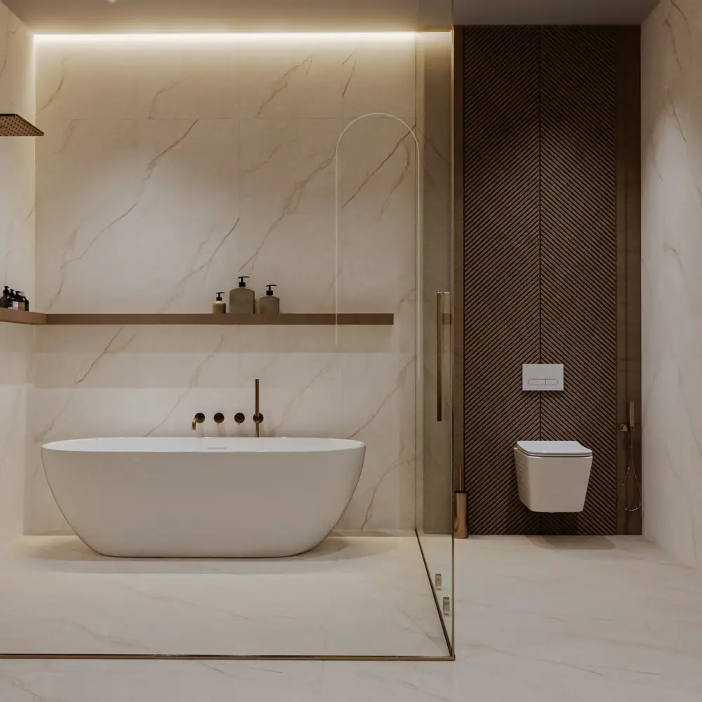 Глазурованный керамогранит Abgres Savage 60x120 см 1.44 м² матовый цвет белый 89461872 STLM-2182603 Santreyd - Вид №3