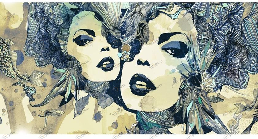 MOMENTI Авторский художественный принт Crazy home paintings Gi-015