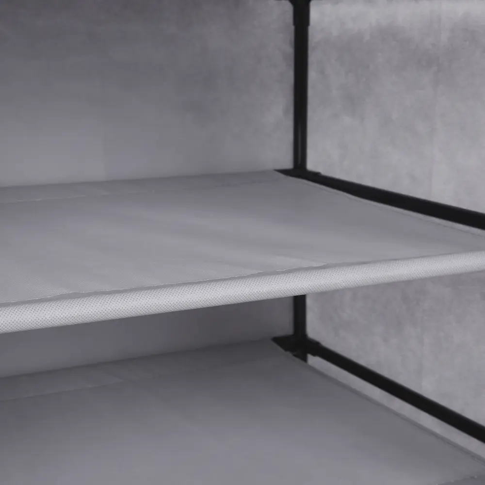 Стеллаж Spaceo для обуви с чехлом - 5 полок, серый 82762252 Стеллаж с чехлом STLM-0035666 - Вид №7