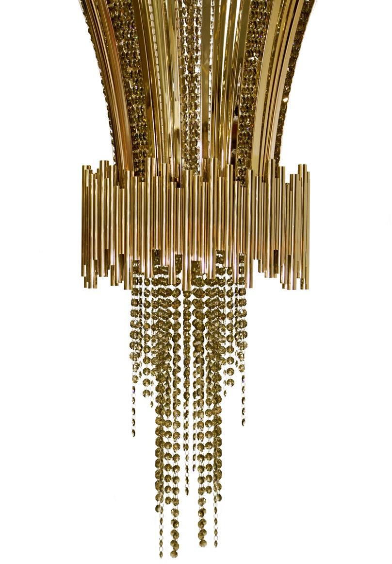 LUXXU Люстра из латуни с кристаллами swarovski® Scala sun-id-1360456 - Вид №3