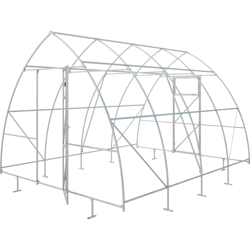 Каркас теплицы Благо «Стойкая» (покрытие приобретается отдельно) STLM-2031048