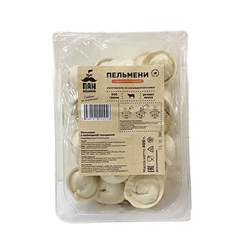 Пельмени с мраморной говядиной Пан Пельмень 800 г Santreyd 34670 - Вид №1