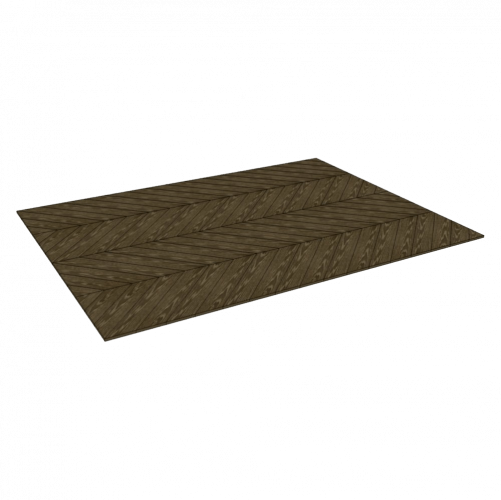 Паркет Ёлка Da Vinci Французская Табачный Дуб Любая на выбор (Гладкая) 570х100 мм 2600700081 - Вид №1