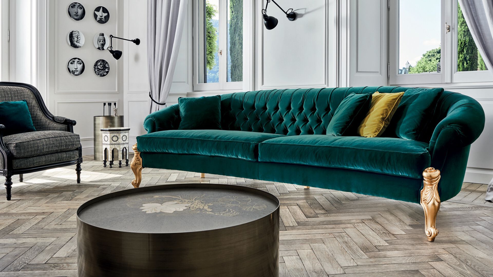 Металлический цилиндр журнальный столик ANGELO CAPPELLINI New Classic Interiors ARCH-00132833 - Вид №3