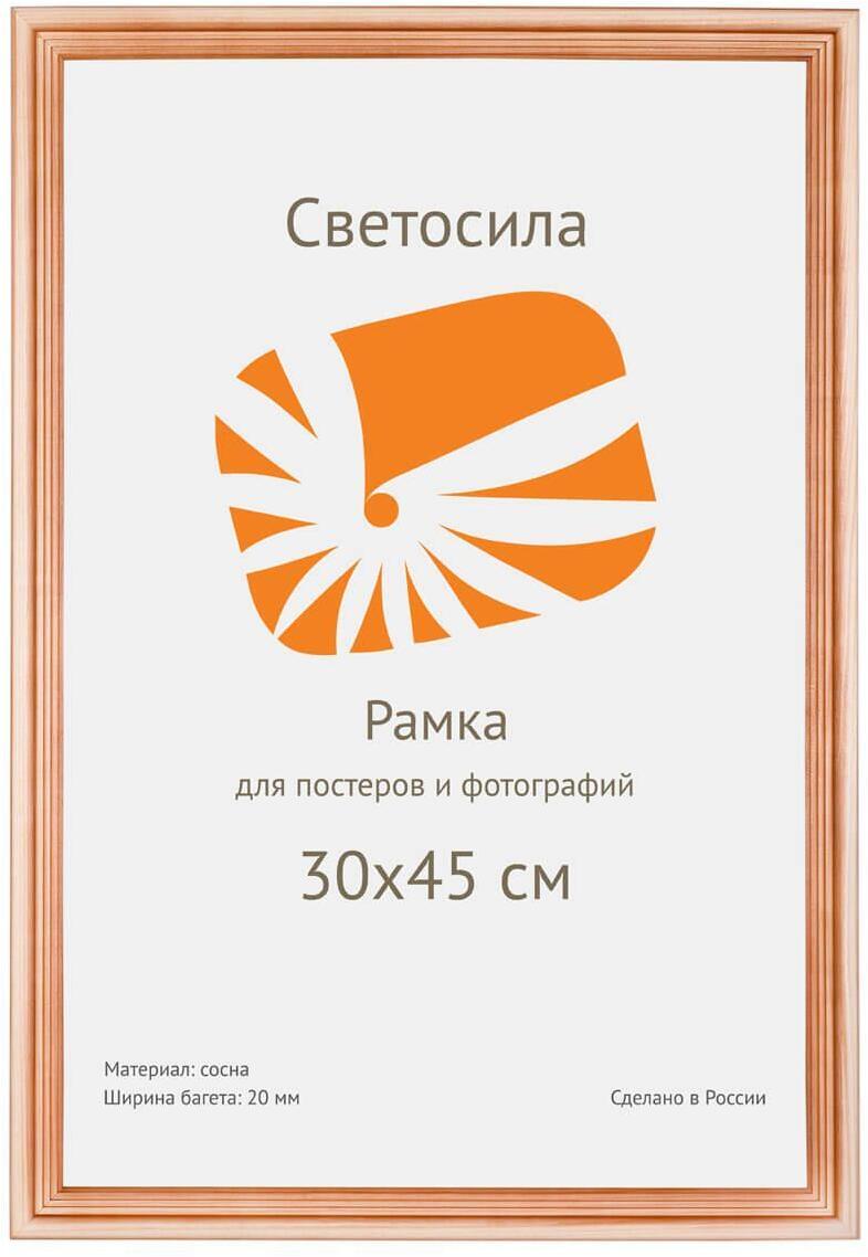 Б0030558 Фоторамка сосна c20 30х42 (A3) (10шт.) (10/240) Светосила