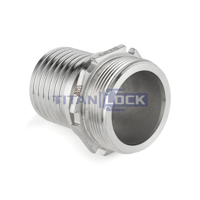 2,5in, штуцер с наружной резьбой под рукав, нерж. сталь, TLSM65SS TITAN LOCK  - Вид №3